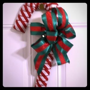 Candy cane wreath